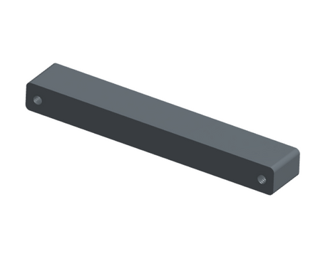 NMSH-2L5-085-228-TH00 - Nano-D Shorting Connector, 85 contacts, titanium body material, and threaded holes for attachment hardware. (Receptacle)