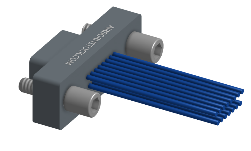 NMSP-214-015-161-JCAA - Splashproof Nano-miniature D-shaped I/O connector, 2 rows with 15 contacts, and turning jackscrew attachment hardware. (Plug)