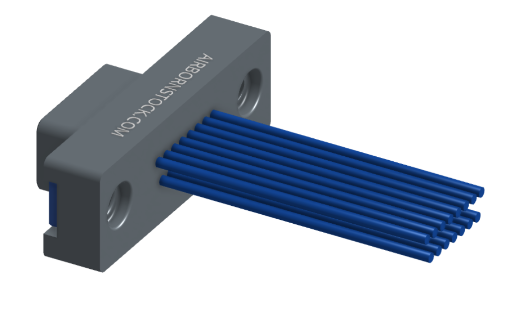 NMSP-213-015-161-JCAA - Splashproof Nano-miniature D-shaped I/O connector, 2 rows with 15 contacts, and turning jackscrew attachment hardware. (Plug)