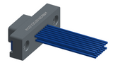 NMSP-213-015-161-JCAA - Splashproof Nano-miniature D-shaped I/O connector, 2 rows with 15 contacts, and turning jackscrew attachment hardware. (Plug)