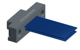 NMSP-213-021-161-JCAA - Splashproof Nano-miniature D-shaped I/O connector, 2 rows with 21 contacts, and turning jackscrew attachment hardware. (Plug)