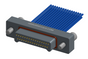 NMSP-214-031-161-JCAA - Splashproof Nano-miniature D-shaped I/O connector, 2 rows with 31 contacts, and turning jackscrew attachment hardware. (Plug)