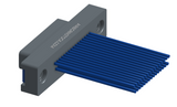 NMSP-213-031-161-JCAA - Splashproof Nano-miniature D-shaped I/O connector, 2 rows with 31 contacts, and turning jackscrew attachment hardware. (Plug)