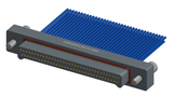 NMSP-215-069-161-JCAA - Splashproof Nano-miniature D-shaped I/O connector, 2 rows with 69 contacts, and turning jackscrew attachment hardware. (Plug)