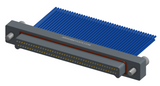 NMSP-215-085-161-JCAA - Splashproof Nano-miniature D-shaped I/O connector, 2 rows with 85 contacts, and turning jackscrew attachment hardware. (Plug)