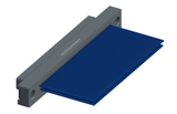NMSP-215-091-161-THAA - Splashproof Nano-miniature D-shaped I/O connector, 2 rows with 91 contacts, and threaded holes for attachment hardware. (Plug)