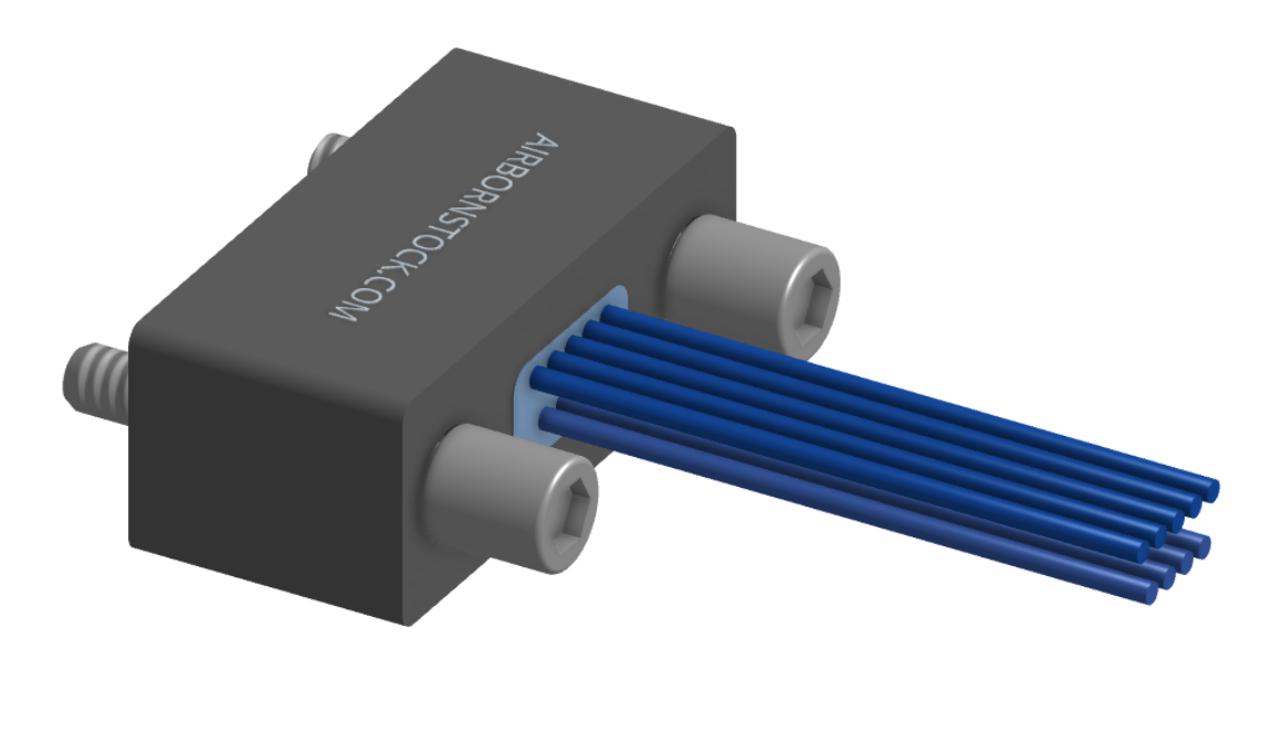 NMSP-225-009-261-JCAA - Splashproof Nano-miniature D-shaped I/O connector, 2 rows with 9 contacts, and turning jackscrew attachment hardware. (Receptacle)