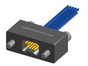 NMSP-223-009-261-JCAA - Splashproof Nano-miniature D-shaped I/O connector, 2 rows with 9 contacts, and turning jackscrew attachment hardware. (Receptacle)