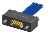 NMSP-225-015-261-JCAA - Splashproof Nano-miniature D-shaped I/O connector, 2 rows with 15 contacts, and turning jackscrew attachment hardware. (Receptacle)