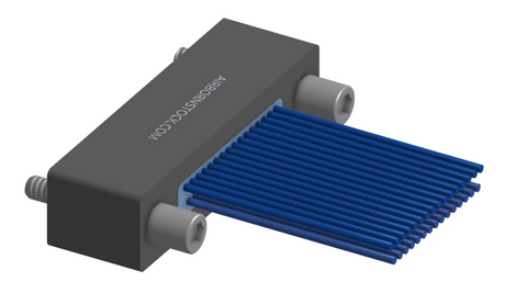 NMSP-225-031-261-JCAA - Splashproof Nano-miniature D-shaped I/O connector, 2 rows with 31 contacts, and turning jackscrew attachment hardware. (Receptacle)