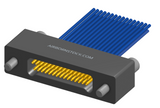 NMSP-225-031-261-JCAA - Splashproof Nano-miniature D-shaped I/O connector, 2 rows with 31 contacts, and turning jackscrew attachment hardware. (Receptacle)