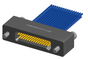 NMSP-223-031-261-JCAA - Splashproof Nano-miniature D-shaped I/O connector, 2 rows with 31 contacts, and turning jackscrew attachment hardware. (Receptacle)