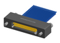NMSP-223-037-261-JCAA - Splashproof Nano-miniature D-shaped I/O connector, 2 rows with 37 contacts, and turning jackscrew attachment hardware. (Receptacle)