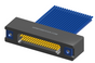 NMSP-223-037-261-THAA - Splashproof Nano-miniature D-shaped I/O connector, 2 rows with 37 contacts, and threaded holes for attachment hardware. (Receptacle)