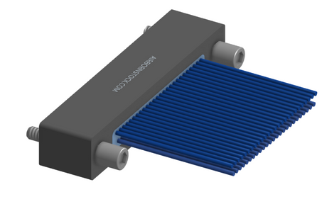 NMSP-225-051-261-JCAA - Splashproof Nano-miniature D-shaped I/O connector, 2 rows with 51 contacts, and turning jackscrew attachment hardware. (Receptacle)