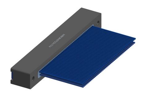 NMSP-225-085-261-THAA - Splashproof Nano-miniature D-shaped I/O connector, 2 rows with 85 contacts, and threaded holes for attachment hardware. (Receptacle)