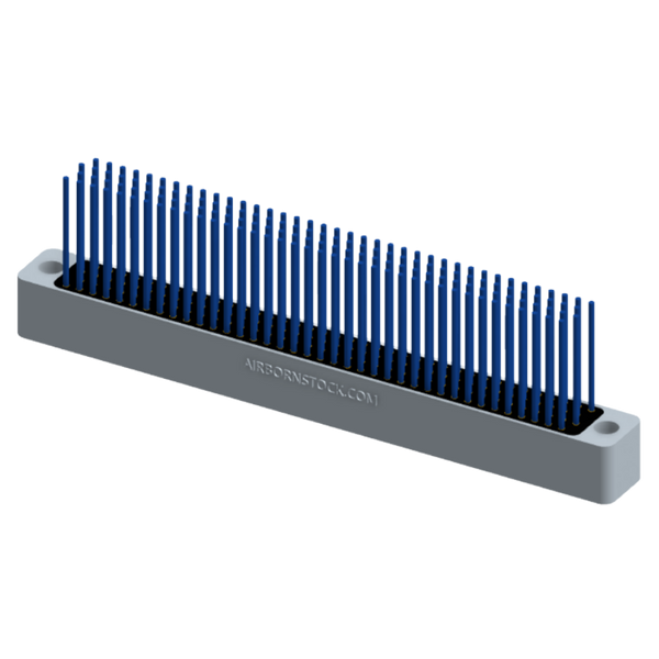 RC4B2-152-291-0000 - Full profile, stackable cable connector (bottom-of-stack), 4 rows and 38 columns (152 total contacts), and no hardware.  (Receptacle)